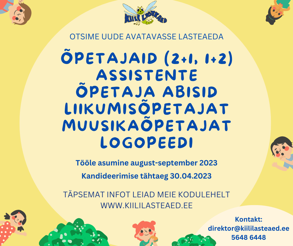 Uue maja personal 24.03.2023